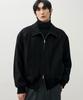 Draw Fit Wool Stadium Line Zip-Up Jacket [Black]