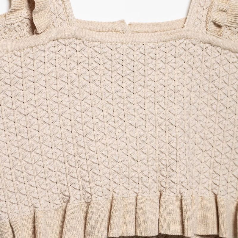 Kaslead New Women Clothes Western Style Fashion Simple Corset Knitted Top 4192039