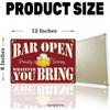 Metal Wall Art 8x12 Inch Retro Poster for Bar Home Decor Gift