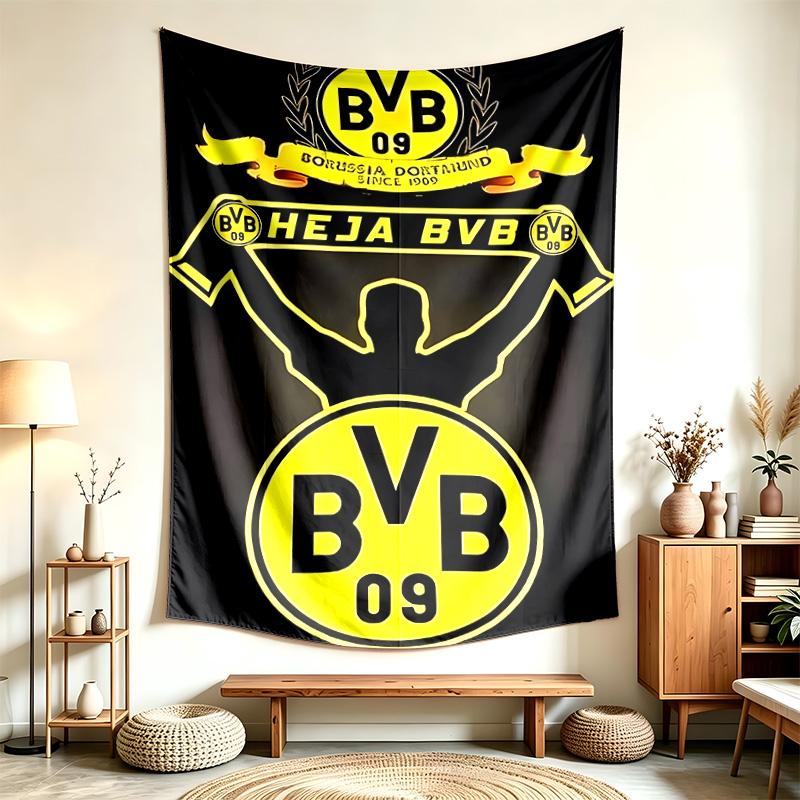 Borussia Dortmund (14) Tapestry Suitable For Decorating Homes Dorms And Bedrooms Soft To The Touch And A Perfect Gift For Friends And Family