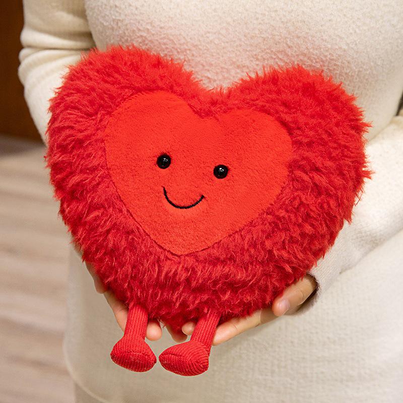 Heart-Shaped Rose Bouquet Plush Doll - 2025 Valentine's Day Gift for Girlfriend