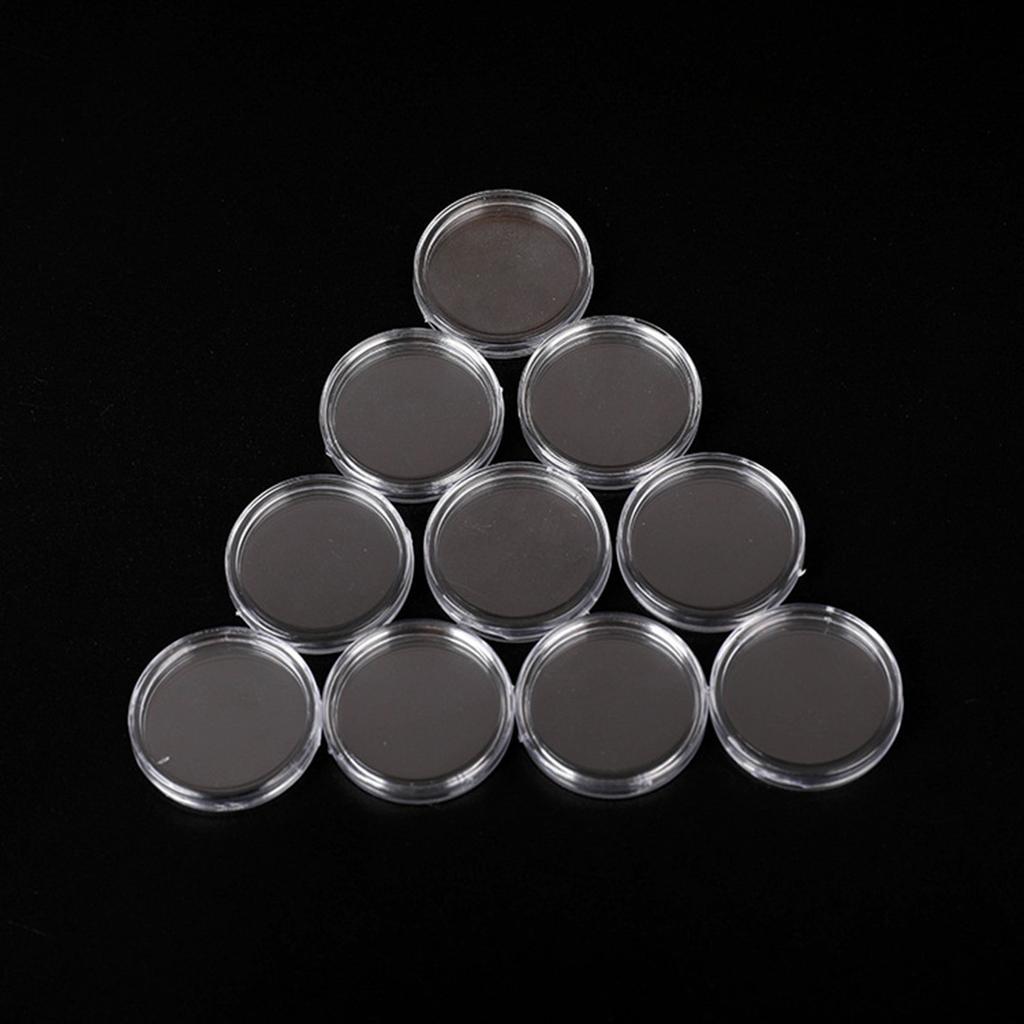 100pcs Coin Boxes 41mm Capsules Cases Commemorative Coins