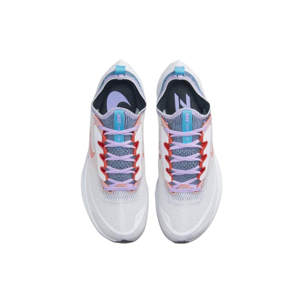 Ny Nike Zoom Fly 4 Hvit Oransje Lilla Dame CT2401-100