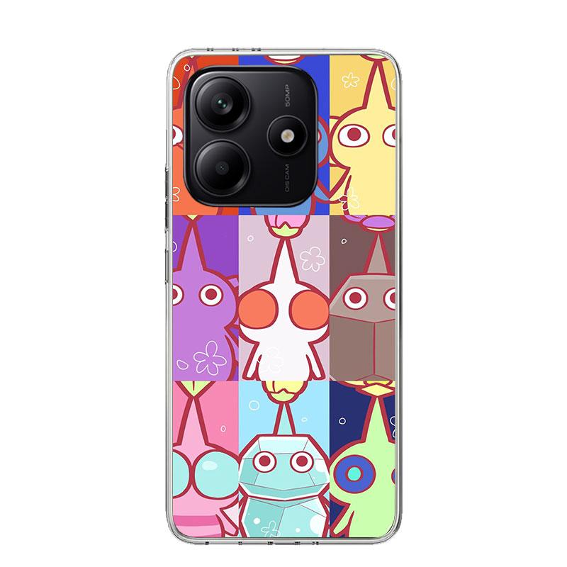 Game P-PikminS 4 Phone Case For Xiaomi Redmi Note 15 14 13 12S 12 Pro Plus 11S 11E 11 11T 10S 10 Art Soft Pattern Cover Redmi No