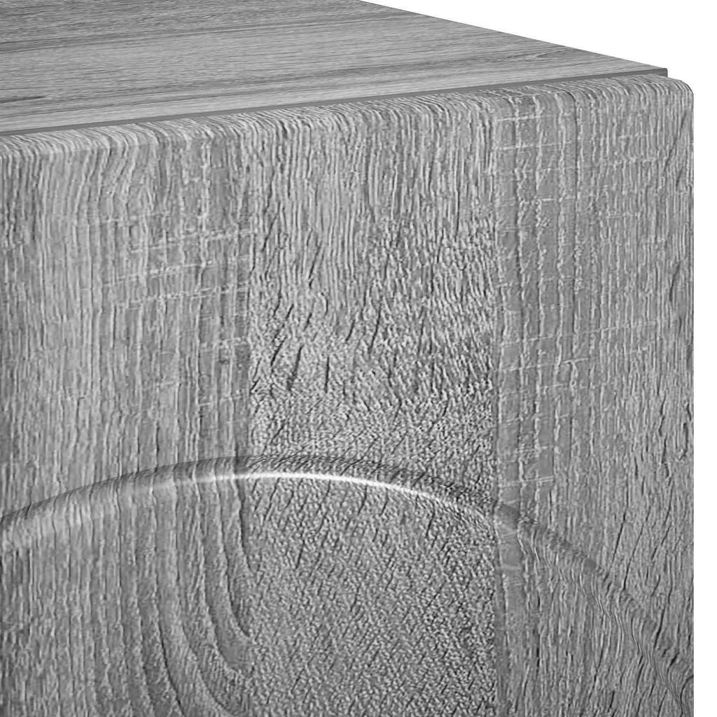 TV Stand 90 X 34.5 X 40 Cm Sonoma Grey Engineered Wood