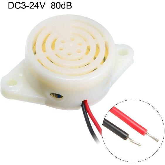 SFM-27 DC 3-24V Electronic Buzzer Alarm Sounder Continuous Sound Beep (Pack of 6)