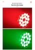 DMX512 18-LED Stage Par Light Bar - Full Color Strobe for Party Atmosphere