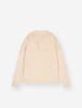 FLATWAVE IN SEOUL Ripsy Vintage Damaged Round Knit Cream