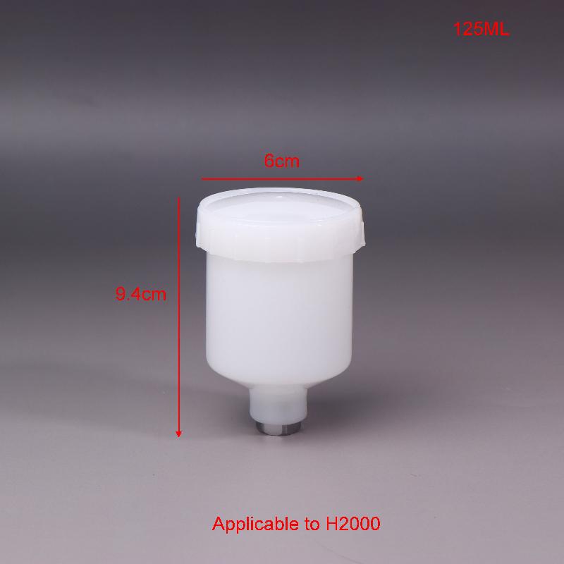 125/250/600Ml Plastic Spray Paint Cup Sprayer Cup Air Gravity Feed Paint Spray Pot Thread Connector For Spray Gun Parts