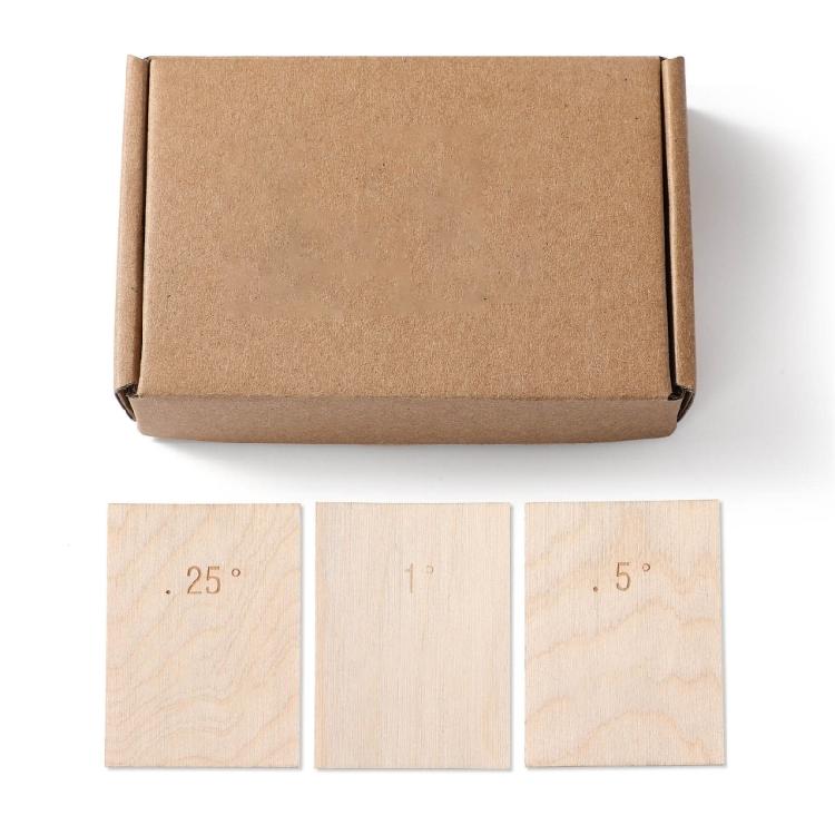 Pack of 3 Guitar Neck Shims for Bolt on Guitars Adjustable Tapered Enhances Neck Angle Precisions Fit for Custom Repairs