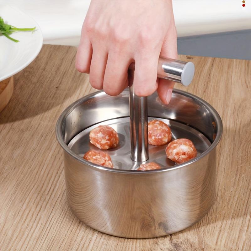 Stainless Steel Meatball Maker - 12 Ball Mold for Uniform Pasta & Soup Balls | Dishwasher Safe & Rustproof