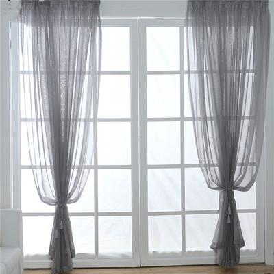 2026 New Solid White Tulle Sheer Curtains for Living Room Decoration Curtains for The Room Bedroom Kitchen Curtains 20 Colors