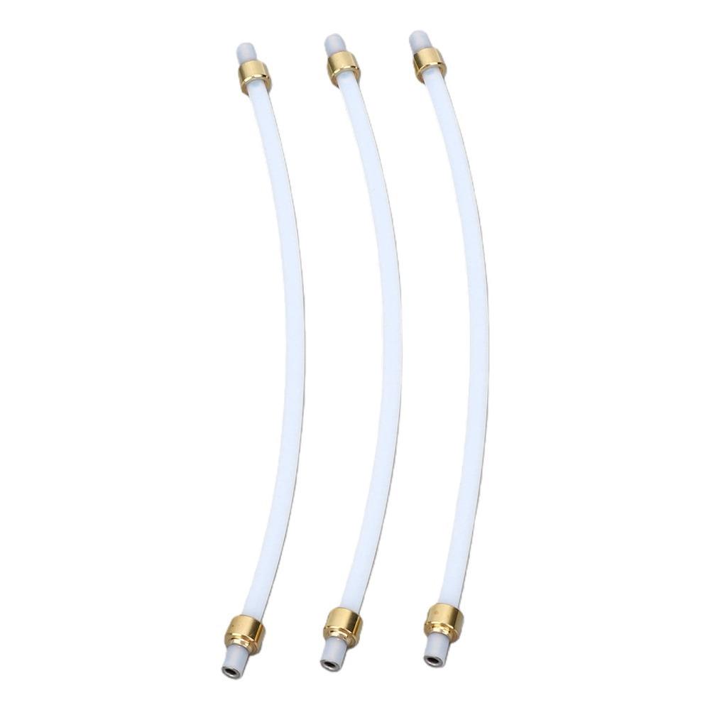 Confezione da 3 Tubo Latte Macchina Caffè OD 4mm Grado Alimentare Alta Temperatura Flessibile Tubo Montalatte Raccordo Acciaio Inossidabile Materiale PTFE