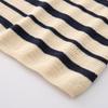 Spring 2026 European & American Style Color Block Stripe Knit Top