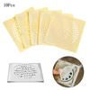 10 pcs Bathtub Disposable Sink Shower Bath Hair Catcher Mesh Stickers Filter Floor Drain Cover