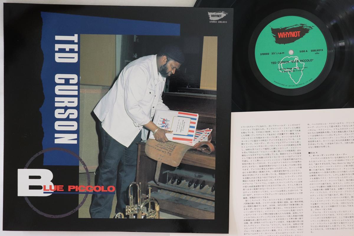 

LP Record TED CURSON - Blue Piccolo 20EL5015 WHYNOT 1987 Japan Jazz Used
