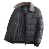 Fashion Fur Collar Men's Cotton-padded Jacket Winter Jacket Thickened Short Thermal Cotton-padded Jacket Lapel Cotton-padded Jacket Casual