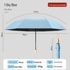 8-Rib Automatic Folding Umbrella with Logo for Sun and Rain