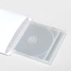 5 Stück Doppelscheiben Slim CD/DVD Aufbewahrungskoffer Hergestellt aus recycelbarem PP-Material Leicht Tragbar Organizer Transparenter Koffer