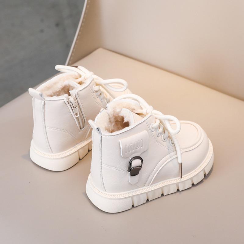 Elegant Kids Boots for Girls | Children's Martin Snow Boots, Fleece-Lined Warm Winter Boots for Toddlers Casual Kids Shoes