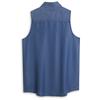 Calvin Klein Relaxed Casual Commuter Loose Fit Sleeveless Shirt Women tops Denim-Blue 47B098G