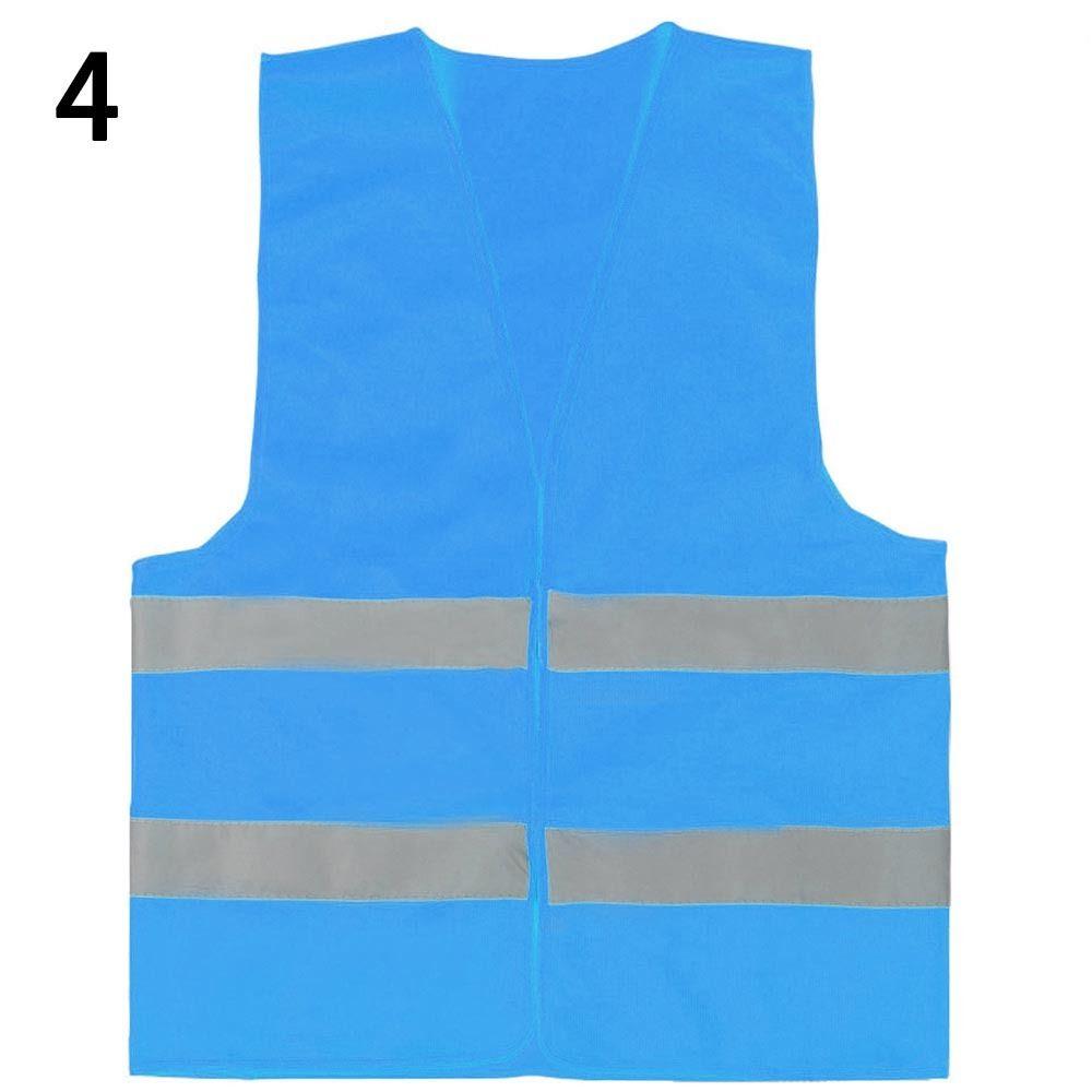 Reflective Vest Outdoor Construction Workwear Cycling Reflective Clothing High Visibility Vest