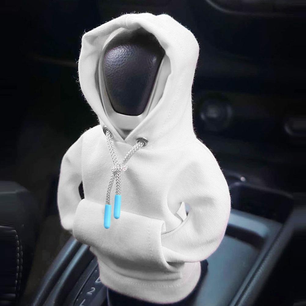 Car Gear Shift Knob Hoodie Poleron Change Speed Lever Sweatshirt Car Gear Shift Cover Hoodie Car Gearbox Hood For Car Gear Lever