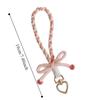 Handmade Bowknot Phone Lanyard Anti-lost Weaving Phone Wrist Strap  Phone Accessories