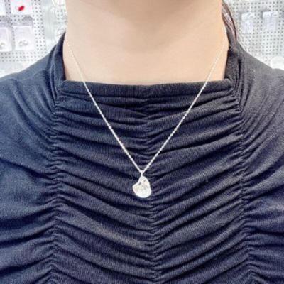 Damenmode Silber 925 Anhänger Halskette