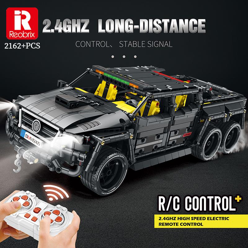 

2162 шт. 2,4 г сборные кирпичи игрушки Moc City Technique Big G Off Road G-700 Suv модель автомобиля строительные блоки приложение ONE SET