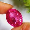 Natural Pink Ceylon Sapphire 27 Ct Oval Shape Faceted Certified Gemstone