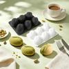 1 szt. Silikonowa forma w kształcie łupiny pistacji, 6/12-gniazdowa, do czekolady, deserów, puddingów, pieczenia, symulowana forma na świece, forma do ciasta pistacjowego