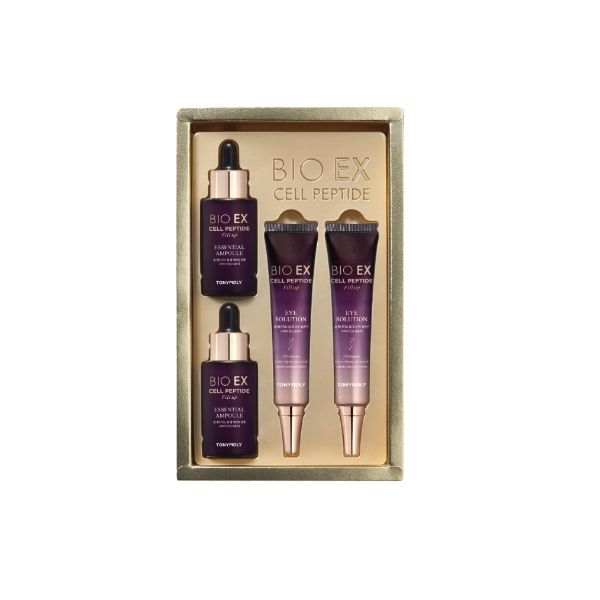 TONYMOLY Bio EX Cell Peptide Fill-Up Limited Set Ampoule 30mL ×2 + Eye Solution 30mL ×2