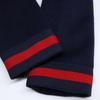 GUCCI 475970 Navy Wave Detail Wool Single Coat coat 38 NavyUsed