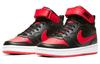 Nike Court Borough Mid 2 Black University Red GS CD7782-003