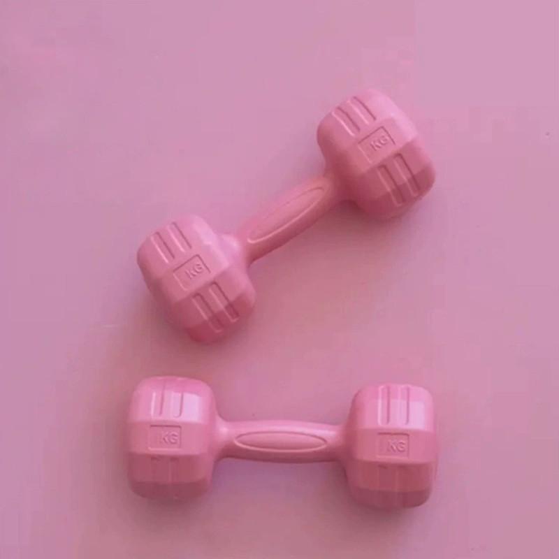 Home Dumbbell Exercise Handle Weightlifting Rubber Bag Tire Shaped Equipment Gym