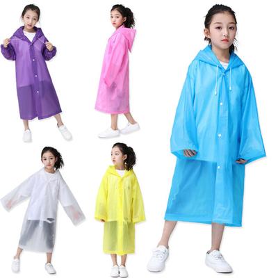 Kinder-Regenmantel, praktisch, tragbar, Kordelzug-Design, regenfest, langer Kinder-Poncho mit Kapuze, Outdoor-Versorgung