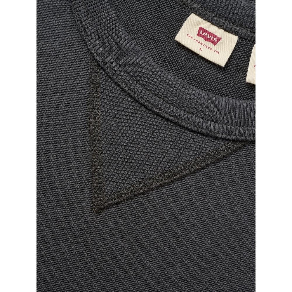 Levis Loose Fit Comfortable Crew Neck Long Sleeve Sweatshirt Men sweatshirt Black 0018Y-0000