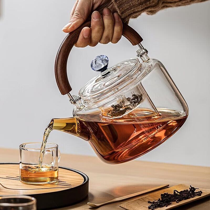 YIHUTEA Heated Glass Teapot