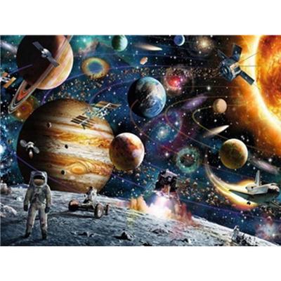 Pittura Diamante 5D Completa Fai da Te Astronauta Pianeta Ricamo Punto Croce Decorazione Casa Regalo Fatto a Mano