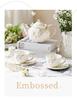 European Afternoon Tea Set: Personalized Embossed Coffee Cup & Kettle In Creative English Court Style.