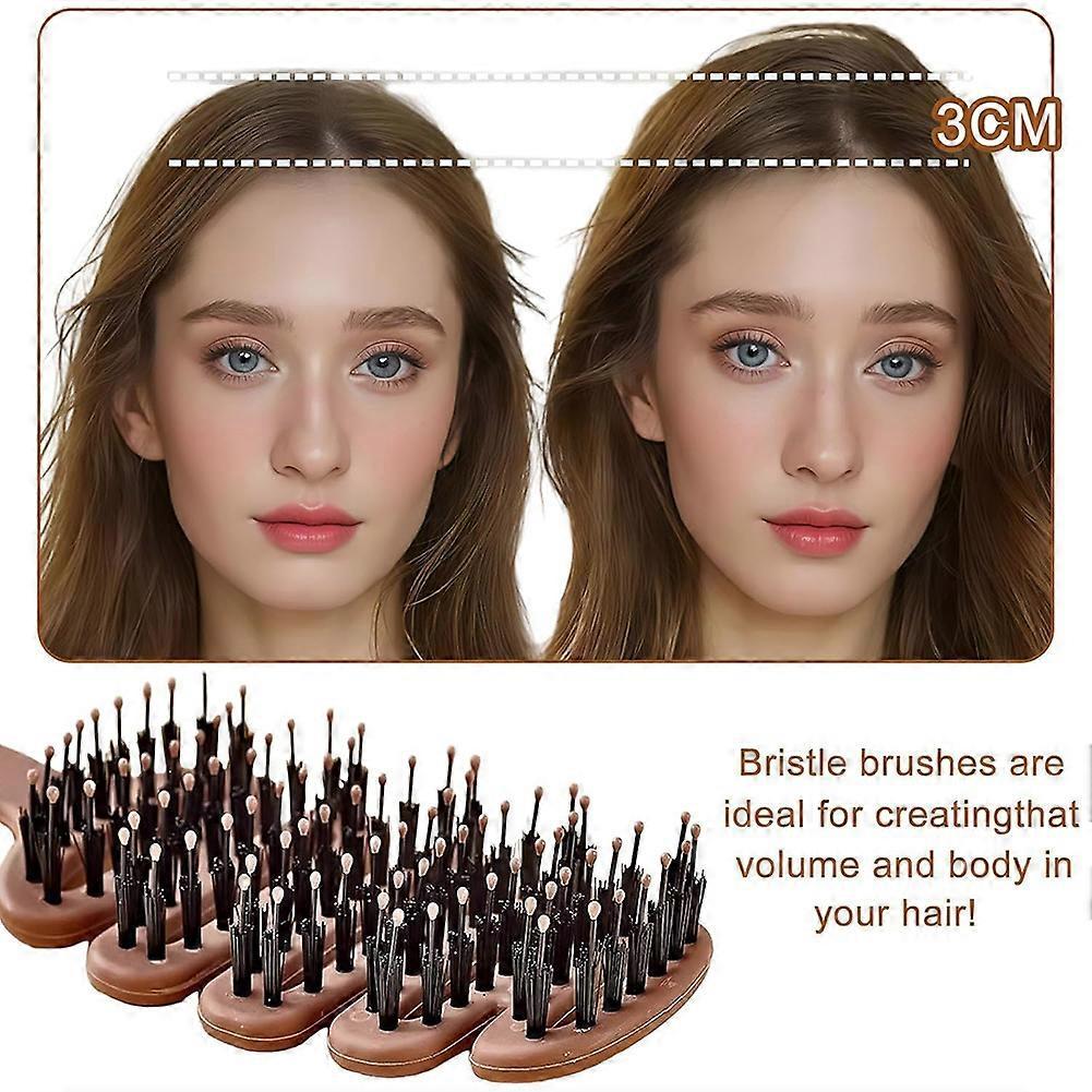 Volumizing Boar Bristle Hair Brush, Soft Natural Bristles Brush for Thin and Fine Hair, Hairbrush for Women