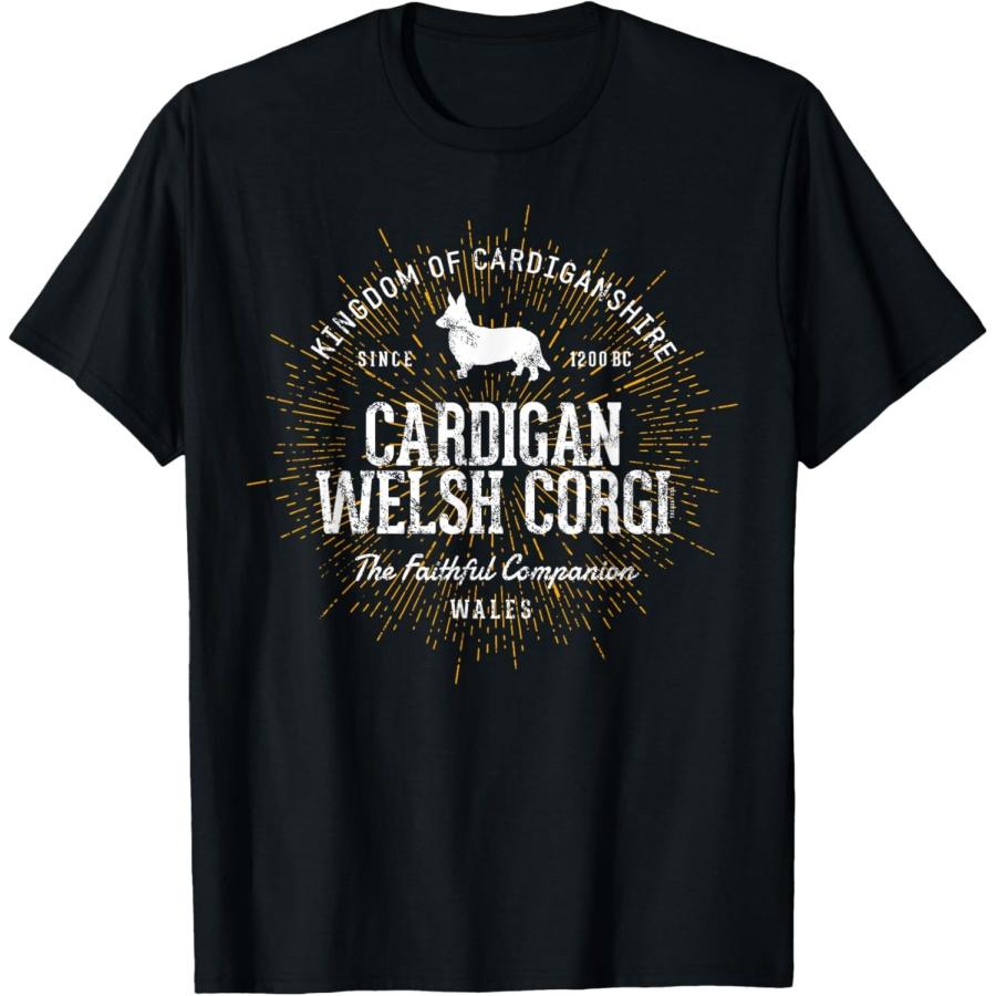Retro Cardigan Welsh Corgi Vintage T-Shirt S