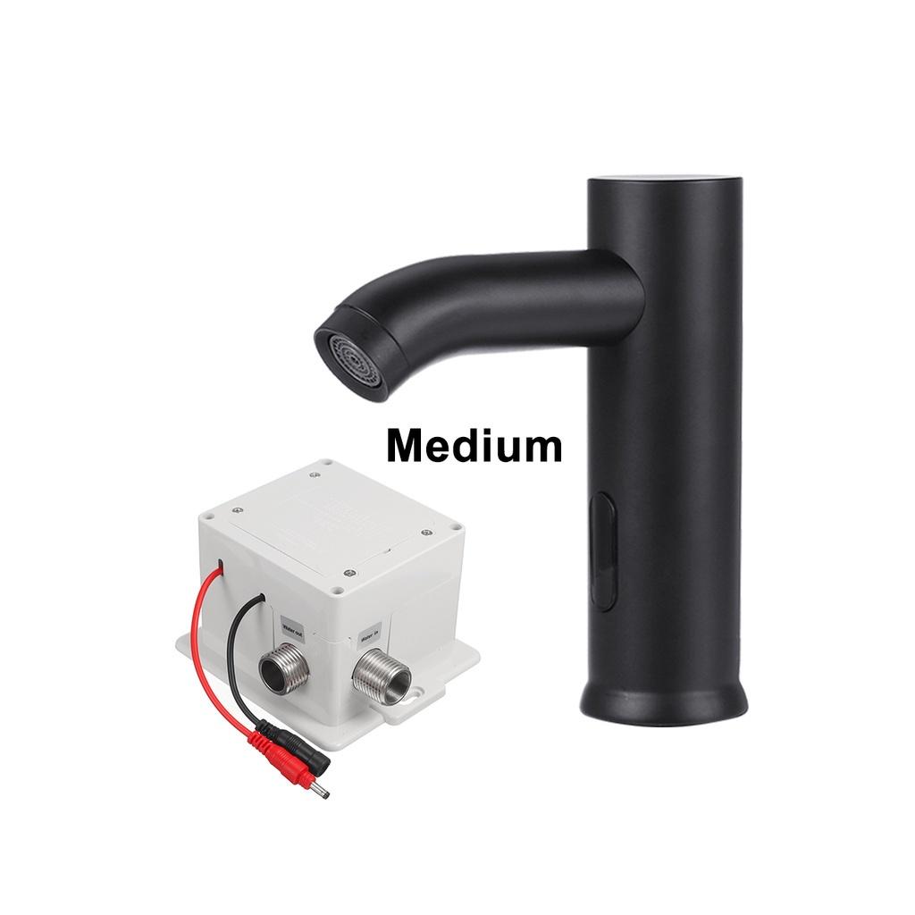 

DC6V Sink Faucets Automatic Infrared Sensor Faucet Water Tap Deck Mount Smart Touch Hands Free Inductive Water Tap Kitchen Medium