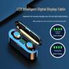 Original TWS Bluetooth 5.0 Earphones with Touch Control, Noise Reduction, Digital Display, and Sports Waterproof Design