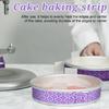 4 Pcs Baking Strips, Cake Pan Dampen Strips Absorbent Thick Cotton Strip for Baking for Kitchen Bakery Restaurant