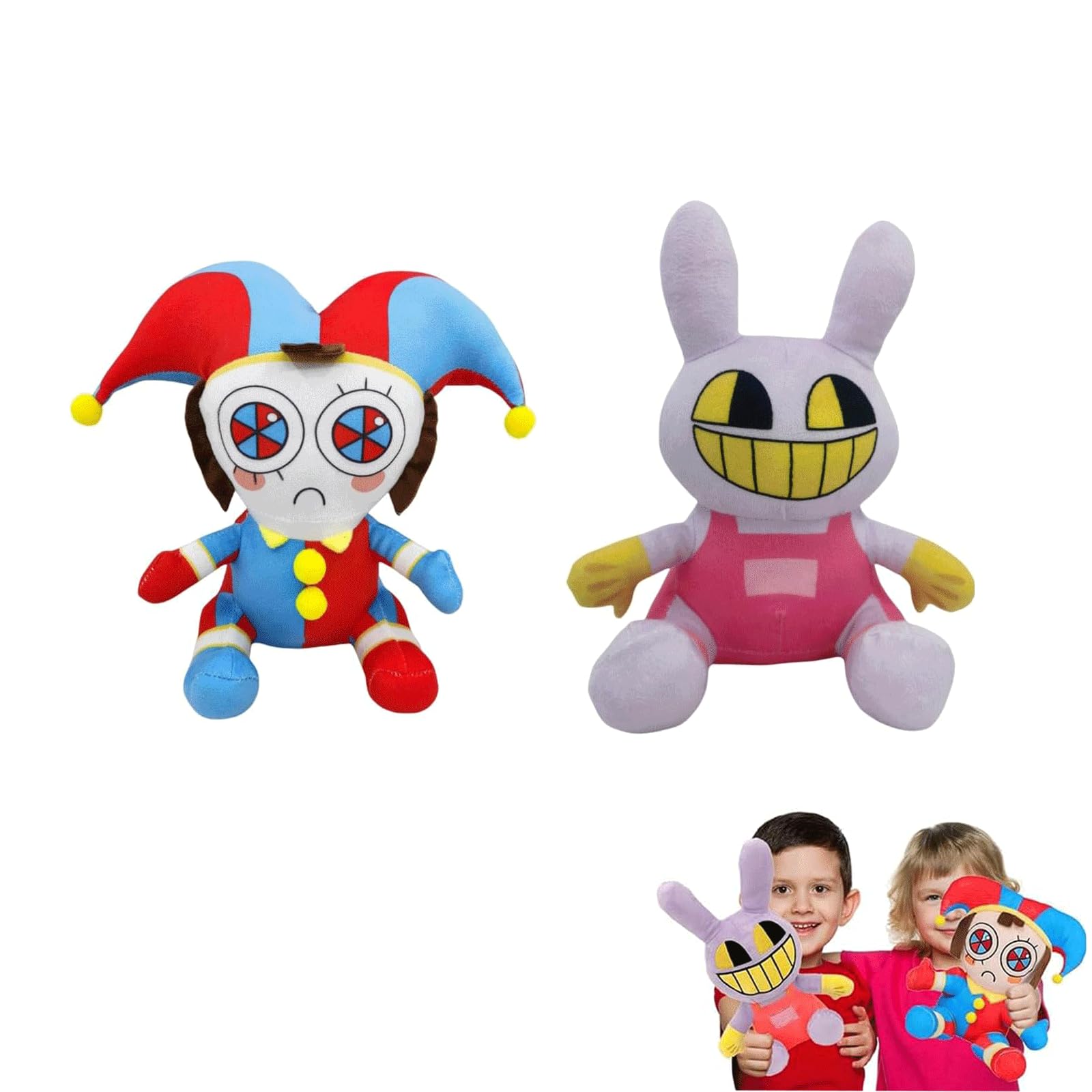 

[TOUFEIYUAN] Amazing Digital Circus Plush Doll Toy Digital Circus Clown Doll Plush Toy for Kids Boys Girls Birthday, Halloween, Christmas Gift Set of