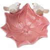 Bird Design Flower Storage Dish Multipurpose Table Decoration Bowl Jewelry Holder Case Ornaments Ceramic Vanity Tray