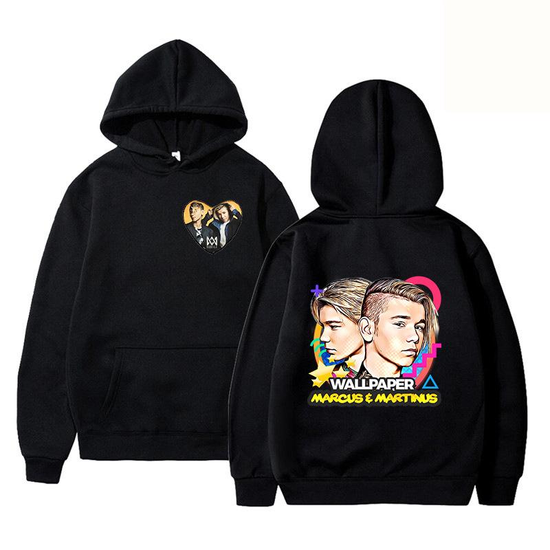 Marcus and Martinus Hoodie Sweatshirts Autumn Winter Men Womnen Fashion Brand Oversized Couples Design Hoodies
