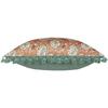 Paoletti Salisa Cotton Velvet Floral Cushion Cover